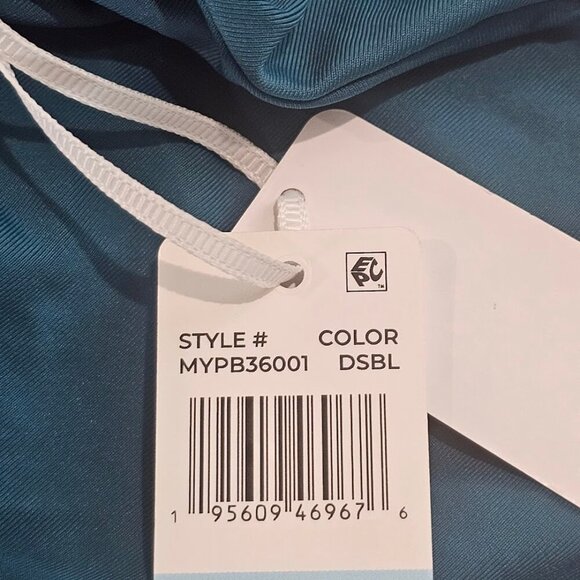 Anne Cole Plus Size Convertible High Waist Shirred Swim Bottoms - Picture 4 of 8